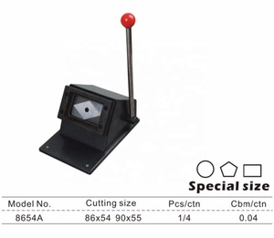 Mesin Pemotong Kertas Guillotine Mini Baja HAPPY Manual Die Cutting Profesional untuk Kartu Nama 85 12 Lembar - Product Image 3