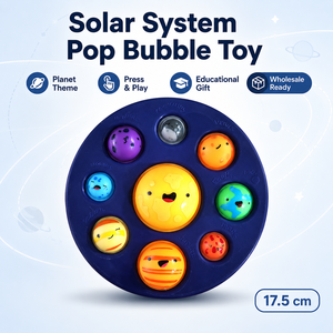 Solar System Planet Pop <b>Bubble</b> Fidget Toy Educational Sensory Toy for <b>Kids</b> Party Favor Wholesale - Product Image 1