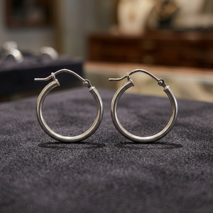 Boucles d'oreilles clous en argent sterling Art Palace, motif floral, tendance, minimalistes, bijoux unisexes, à porter au quotidien, argent 925, style classique - Product Image 3