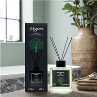 Vente en gros de haute qualité de parfum longue durée de luxe décoratif huile essentielle rotin bâton diffuseur de roseau ensemble avec hôtel maison