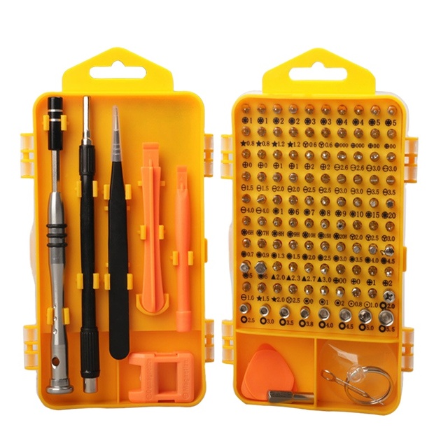 110PC/130PC Screwdriver Sets Multi-function Computer Repair Tool Kit Essential Tools Digital Mobile Cell Phone Tablet PC Repair