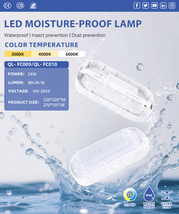 Factory Wholesale 24W Led Moisture-proof IP65 Waterproof Surface-mounted Outdoor Luxury Oval Wall <b>Lamps</b> for Garden Dimmable - Product Image 5