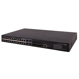 High Power LS-S5130S-28S-HPWR-EI Fiber <b>Network</b> POE <b>Switch</b> 28-Port Gigabit AC Power Supply 30W Total POE Power Stackable Stock - Product Image 4