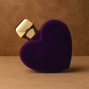 Wholesale Custom Luxury Heart Shape Perfume Bottle Manufacturer <strong>Refillable</strong> 75ml Frosted Glass Flocked Pump Sprayer <strong>Reed</strong> <strong>Diffuser</strong> - Product Image 1