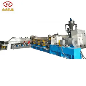 China Parallel ldpe carbon black masterbatch extruder machine for plastic pellets