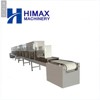 Horno de secado de nueces de microondas Industrial multifunción tipo túnel, máquina de secado de pistacho y cacahuetes, deshidratador en polvo