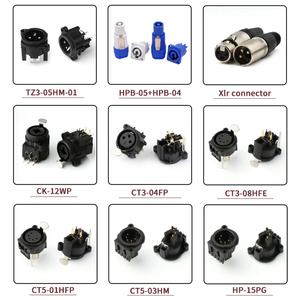 Microphone 4-Pin XLR <b>Connector</b> Female Jack Vertical Panel Mount XLR Socket for Microphones Microphone <b>Accessories</b> - Product Image 3