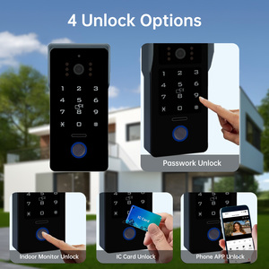 Système de visiophone intelligent avec caméra de sécurité Wifi Tuya App de 10,1 pouces, sonnette vidéo avec moniteur - Product Image 4