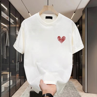 T-shirt décontracté pour homme tendance 2026, impression de haute qualité, coton pur, doux pour la peau, confortable