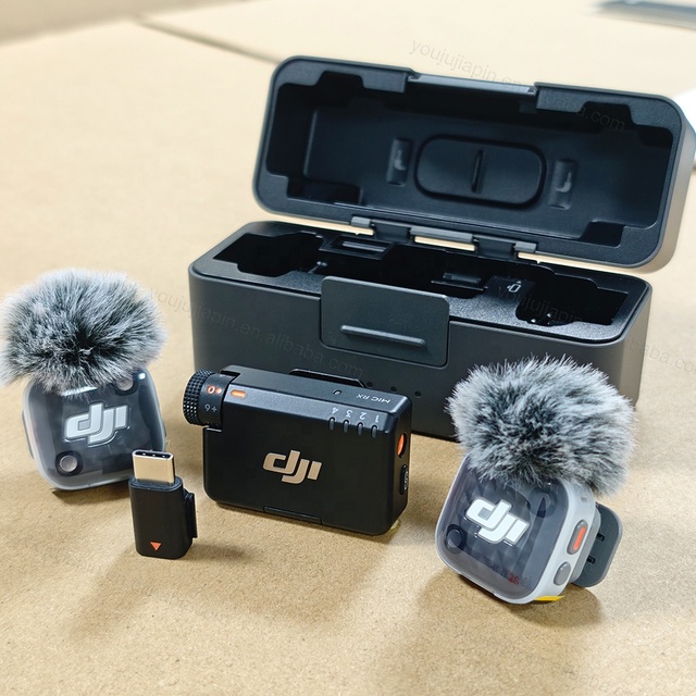 DJI Mic Mini 2S 2026 Compact Wireless Mic 32bit Float Internal AI Cancel 4CH 48H 400m 12g YouTube TikTok Vlog Factory Direct