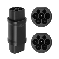 Adaptador de carga de coche monofásico tipo 2 a GBT EV Adaptadores de cargador trifásicos de 22 kW EV