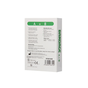 PU Adhesive <strong>First</strong> <strong>Aid</strong> <strong>Bandage</strong> Printed Clear Bandaid with Alcohol Pad Essential Healthcare Supply - Product Image 3