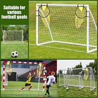Vente d'usine équipement d'entraînement de filet de but de football pour enfants adultes filet de cible de football adapté à la plupart des objectifs standard pour le tir