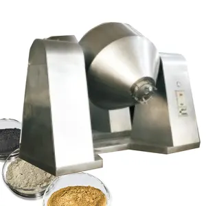 Secador de vacío de doble cono de acero inoxidable Industrial, secadora rotativa para aplicaciones alimentarias y químicas