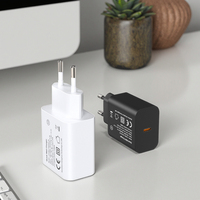 Cargador de pared de carga rápida LVXIANGYUAN 25W, adaptador de corriente PD 3,0, enchufe de la UE, aprobado por CE ROHS para cámaras móviles Samsung OTP