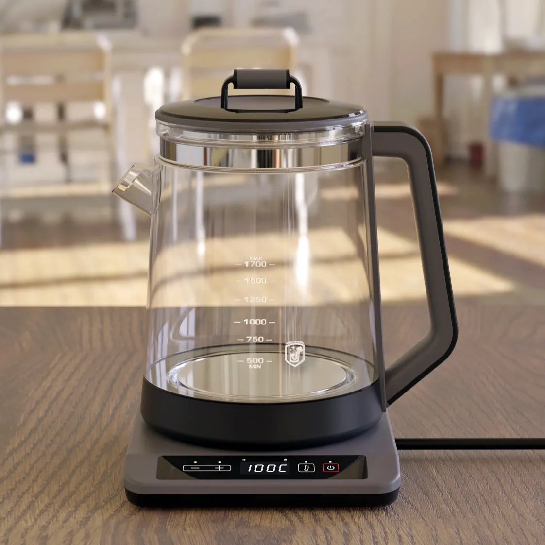 Hotel electric Water boiler glass kettle