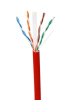 Câble Ethernet Cat6a U/UTP intérieur haute vitesse CMX CMR CMP 1000FT 305 mètres avec gaine en PVC 23AWG pour utilisation en réseau électrique