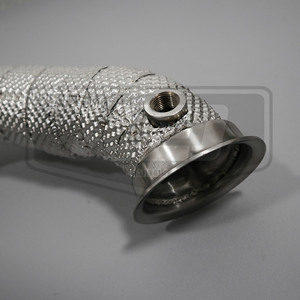 Pour Mercedes Benz <span class=keywords><strong>AMG</strong></span> GT63 GT63S 4.0T 2019-2023, Downpipe d'échappement racing isolé en SUS304, libère de la <span class=keywords><strong>puissance</strong></span> - Product Image 3