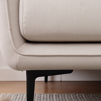 Offre Spéciale Simple moderne nordique hôtel personnalisation canapé salon rembourrage sectionnel tissu 4 ensemble canapé
