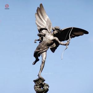 Encantadora escultura de Ángel de latón de fundición grande estatua de bronce de San <span class=keywords><strong>Mike</strong></span> el Arcángel - Product Image 2