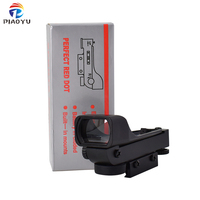 Lunette de visée point rouge Reflex pour tir à l'arc en extérieur, accessoire de pratique de tir à la fronde avec support intégré et batterie