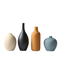Vases en céramique et porcelaine de forme unique, décoration d'intérieur moderne et créative nordique, couleur Morandi, inhabituels