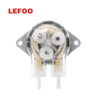 Pompe doseuse de liquide pour boissons LEFOO, moteur CC à faible débit, durable, 12V/24V, 100 ml/min, petite pompe péristaltique