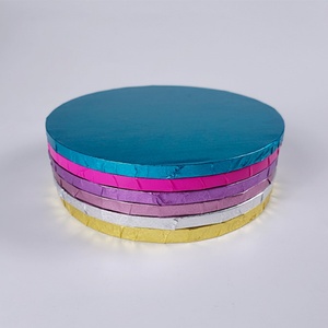 Platos de Papel Dorados para Pastelería de 8x8 Pulgadas, Cuadrados, de Grado Alimenticio, con Color y Logotipo Personalizados, Producto en Oferta SunShine - Product Image 1