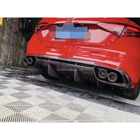 Diffuseur arrière en fibre de carbone pour Alfa Romeo Giulia Standard 2017-2020, protection de pare-chocs FRP, kits de carrosserie