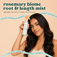 Semprotan Pertumbuhan Rambut Fuller dengan Logo Kustom, Fermentasi Mikrobioma Rosemary untuk Rambut Lemah dan Tipis, Perawatan Akar Rambut Harian