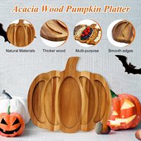 Plateau de service moderne minimaliste en bois sculpté en forme d'alien pour fruits, fruits secs, thé de l'après-midi et café