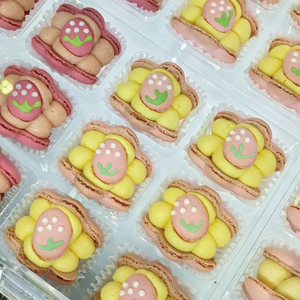 Produit populaire Haute Qualité Prix compétitif Crème Saveur Centre Remplissage Macaron Cokies Biscuits Livraison rapide Bon service - Product Image 4