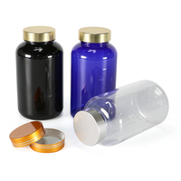 La couleur de l'approvisionnement direct du fabricant peut personnaliser la bouteille d'animal familier de capsule de comprimé