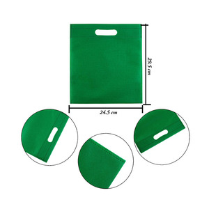 Sac Non Tissé <span class=keywords><strong>D</strong></span>écoupé en <span class=keywords><strong>D</strong></span>, Personnalisable, Promotionnel pour Courses - Product Image 4