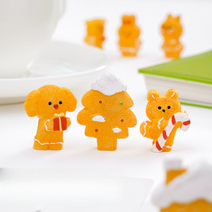 Nouvel homme <span class=keywords><strong>en</strong></span> <span class=keywords><strong>pain</strong></span> d'épices de Noël KI Yuewu, figurines de cochon et de petite sorcière, accessoires décoratifs mignons à suspendre pour le bricolage, décorations de bureau - Product Image 3