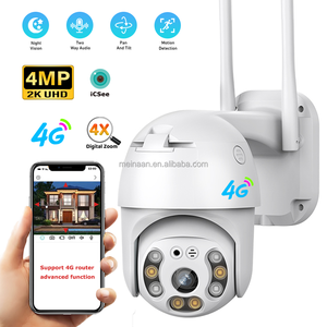 Oem 4MP 2k 4G <span class=keywords><strong>mini</strong></span> <span class=keywords><strong>Router</strong></span> chức năng icsee ngoài trời PTZ máy ảnh không dây 4G Sim Thẻ Home an ninh CCTV Camera - Product Image 1