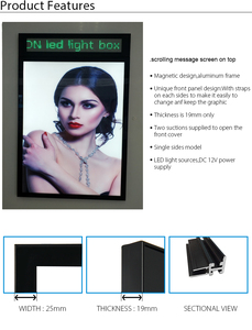Panneau publicitaire <span class=keywords><strong>à</strong></span> <span class=keywords><strong>messages</strong></span> défilants, boîte <span class=keywords><strong>à</strong></span> lumière LED - Product Image 5