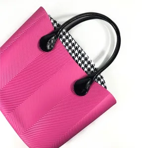 EVA PU Leather Rope Handle Diy Straps Accessories Customize O EVA Travel Women Beach Shopping Hand Bag