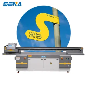 SENA Tintenstrahl-UV-Flachbettdrucker 2513 höhenverstellbare Druckmaschine für 3D-Glas-Holz-Acryl-Schachtel Flasche Telefonhülle