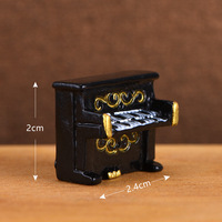 Maison de poupée artisanale 3D rétro avec modèle d'objets anciens nostalgiques, artisanat en résine, micro-paysages, ornements miniatures, accessoires de décoration