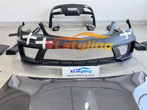 Kit carrosserie XLstyling pour conversion de voiture, pare-chocs avant et arrière en FRP, kit large carrosserie en fibre de carbone pour Benz <span class=keywords><strong>W204</strong></span> <span class=keywords><strong>C63</strong></span> 07-14 - Product Image 3
