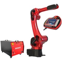 Bronte Bras robotique industriel six axes pour soudage laser à fusion thermique sous protection gazeuse, avec alimentation automatique du fil et perlage oscillant/équerre