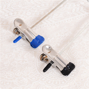 Stainless Steel Trouser Clip Hanger With Anti Slip Clips Extendable Clothes Hanger For Pants Skirts Ties Storage Organizer - Product Image 4