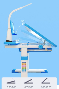 Ensemble de table réglable pour enfants, <span class=keywords><strong>bureau</strong></span> d'écriture bon marché pour enfants - Product Image 6