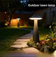 Lampe de sol en forme de champignon en aluminium moulé sous pression, IP66 étanche, éclairage LED extérieur pour jardin et aménagement paysager