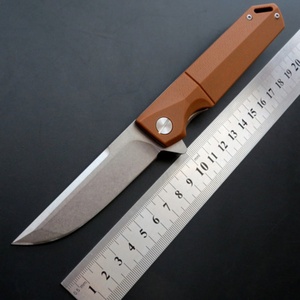 Cuchillo de Bolsillo Plegable Personalizado Marca HK FB063 con Mango G10, Compatible con OEM, Acero Inoxidable D2, para Supervivencia/Campismo/Caza - Product Image 2