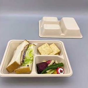Contenedores Apilables FreshLock con Ventilación de Vapor, Resistentes, Reciclables, Desechables, para Comida para Llevar, Biodegradables, de Caña de Azúcar, para Almuerzo - Product Image 1