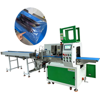 Machine d'emballage automatique haute productivité pour oreillers, avec dispositif de perforation, pour légumes frais, fruits, vêtements, destinée aux sacs en film