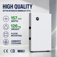 Système de stockage d'énergie résidentiel divisé 16 kWh LiFePO4 51,2 V 314 Ah compatible Growatt, Goodwe SMA et Solis AI