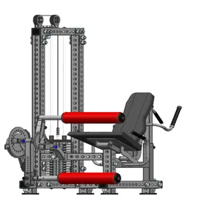 Factory supply the best quality double function commercial leg extension /curl machine gym equipment